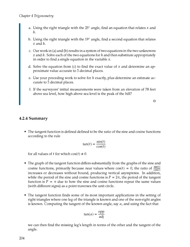 Active Preparation for Calculus - Page 204